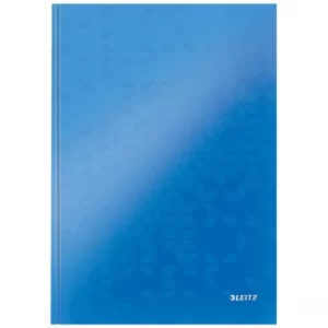 image of Leitz Blue WOW Notebook A4 ruled with hardcover Pack of 6x 46251036