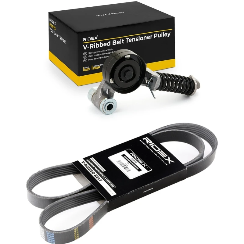 Image of RIDEX 542R1303 V-ribbed belt set V-Ribbed Belt Set (542)