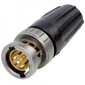 Image of Neutrik NBNC75BLP7X BNC connector Plug, straight 75 Ω