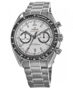 Image of Omega Speedmaster Racing Chronometer White Dial Stainless Steel Mens Watch 329.30.44.51.04.001 329.30.44.51.04.001