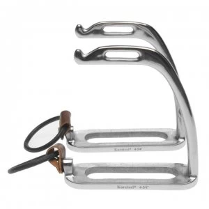 Image of Korsteel Peacock Safety Stirrups - Silver