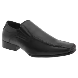 Image of US Brass Boys Raven Twin Gusset Shoes (1 UK) (Black)