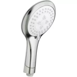 image of Bristan - Evo Chrome Large Multi Function Rub Clean Shower Handset - EVC-HAND04-C