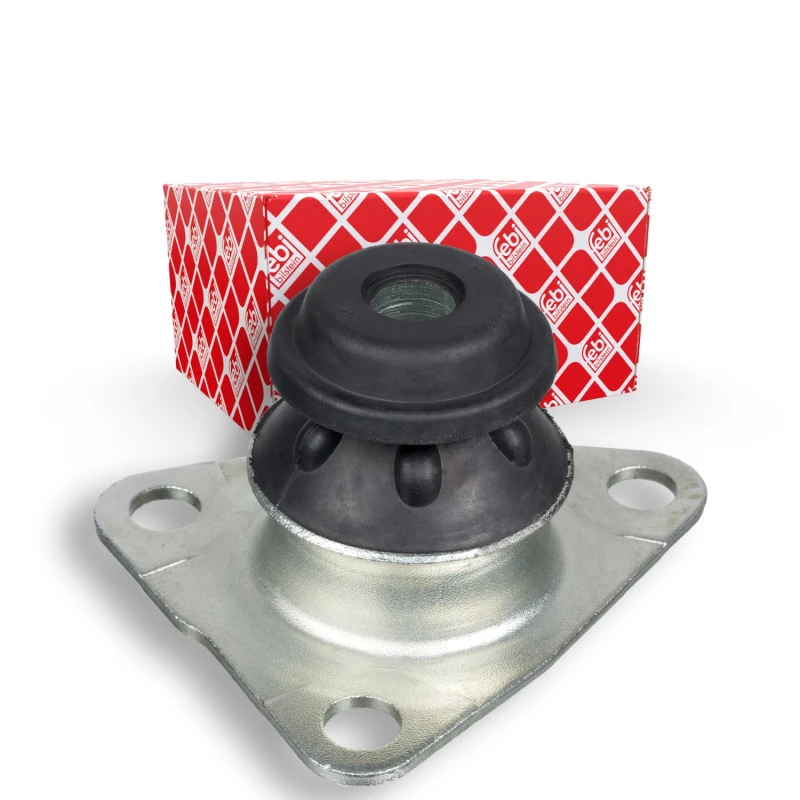 Image of FEBI BILSTEIN 12506 Engine mount Rear, Rubber-Metal Mount Engine Mounting (247)