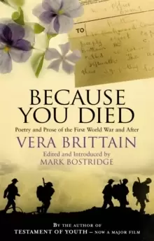 Image of Because You Died : Poetry and Prose of the First World War and After