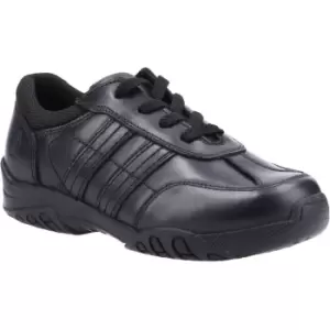 Image of Hush Puppies Boys Jezza 2 Junior Leather Laced School Shoes UK Size 1 (EU 33)