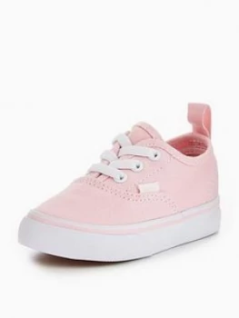 Image of Vans Td Authentic Elastic Lace Infant Trainer Pink Size 4