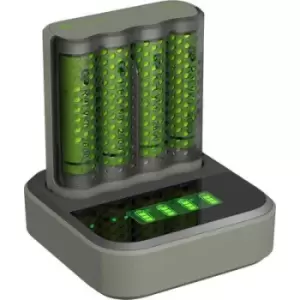 image of GP Batteries Mainstream-Line Docking-Station Charger for cylindrical cells NiMH AAA , AA