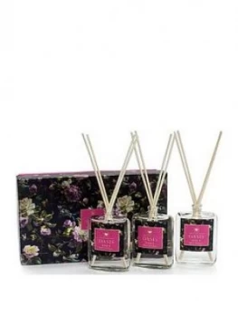 image of Oasis Home Renaissance Rose And Patchouli 3 Wood Diffuser Gift Set