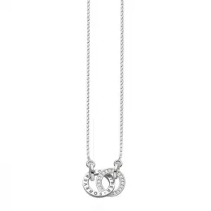 image of Thomas Sabo Sterling Silver Together Stone Set Necklace