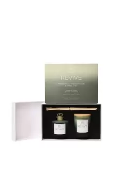 image of Revive Candle & 50ml Diffuser Orange,Jasmine & Saffron 70g