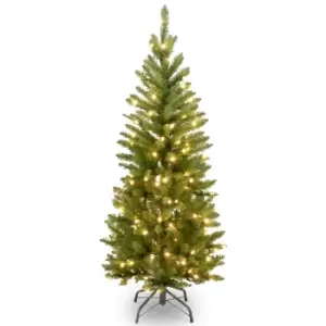 National Tree Company Kingswood Pre-Lit Pencil Fir Christmas Tree - 4ft