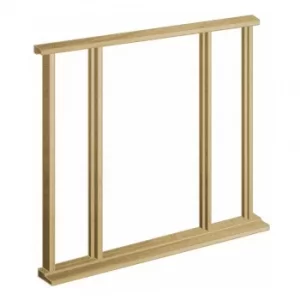 Image of LPD External Door Frame Oak Type Vestibule Universal Sidelight Kit