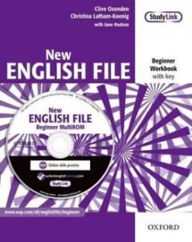 Image of New English File Beginner Workbook with key and MultiROM Pack by Clive Oxenden