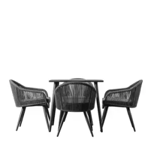 Image of Crossland Grove Marseille 4 Seater Dining Set