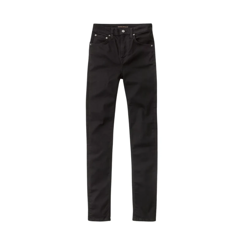 Image of Nudie Jeans Womens jeans Nudie Jeans Hightop Tilde Noir Female 25x30
