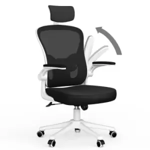Image of Ergonomic Office Chair with Headrest and Adjustable Armrests