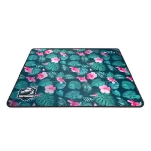 image of Xtrfy GP1 Tropical Large Surface Gaming Mouse Pad Cloth Surface Washable 460 x 400 x 4 mm