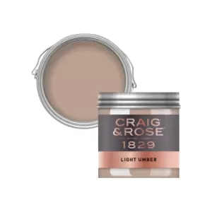 Image of Craig & Rose 1829 Light Umber Chalky Emulsion Paint, 50ml Tester Pot