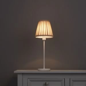 Image of Colours Clara Gold Pleated Light shade D160mm