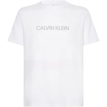 Image of Calvin Klein Performance Essential Logo T Shirt - Bright White