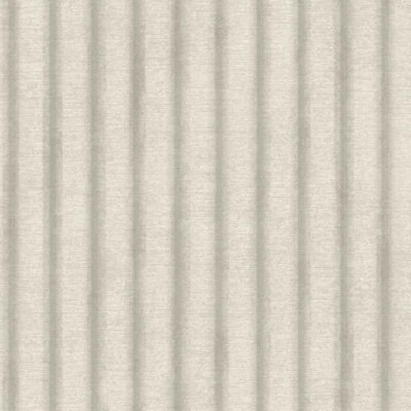 Image of Paul Moneypenny Silver Gilded Vertical Stripe Textured Wallpaper For Grandeco