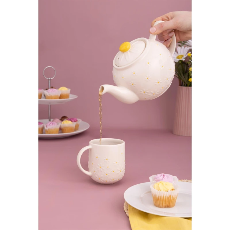 Image of Price & Kensington Set Of 4 Daisy Mugs 360Ml 1600.746