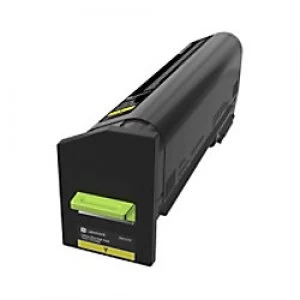 Image of Lexmark 82K2UYE Yellow Laser Toner Ink Cartridge