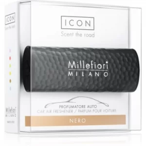 Image of Millefiori Icon Nero car air freshener Hammered Metal