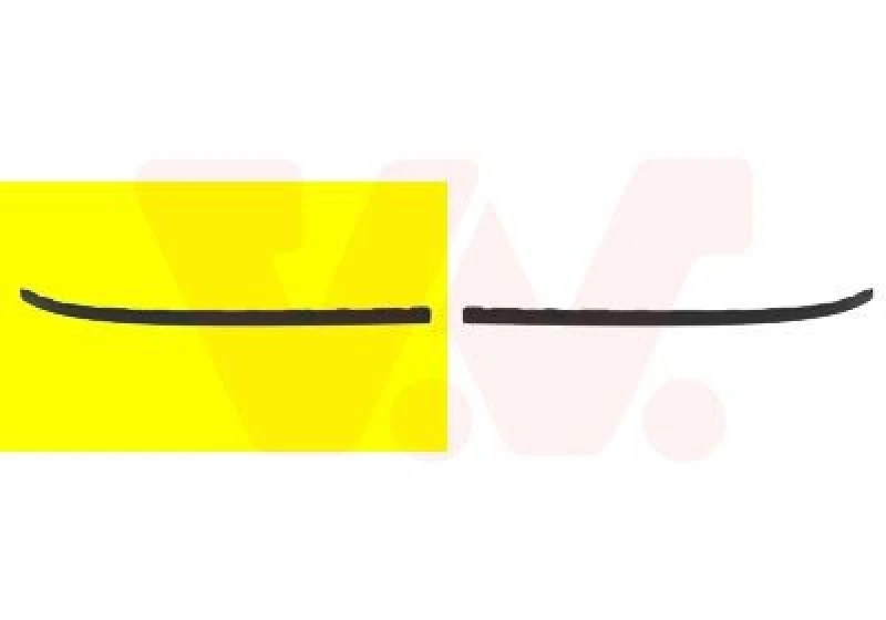Image of VAN WEZEL Front splitter VAN WEZEL 4041502