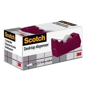 image of 3M Scotch Magic C38 Tape Dispenser 19mm x 8.89m Hibiscus