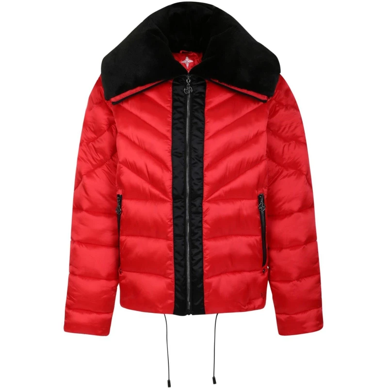 Image of Dare 2b 2b Supression Insulated Padded Jacket Quilted Womens - Red Red 8