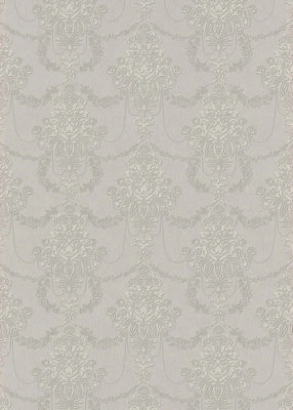 Image of Erismann Vintage Damask Wallpaper In Taupe