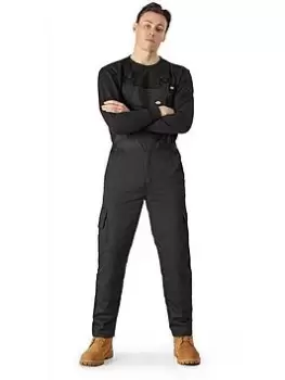 Image of Dickies Everyday Workwear Bib & Brace Overall - Black, Size 38, Men