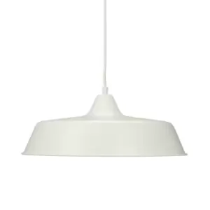 image of Raw Dome Pendant Ceiling Light White