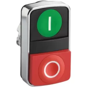 Image of ZB4BL7341, Metal Double Headed Push Buttons