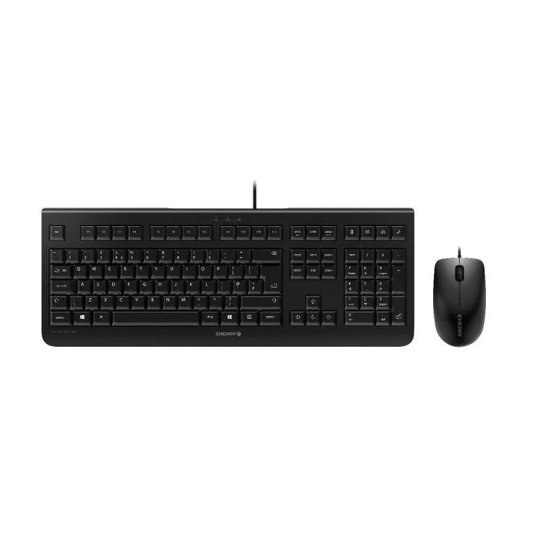Image of CHERRY DC 2000 keyboard Mouse included Universal USB QWERTZ Czech Blac