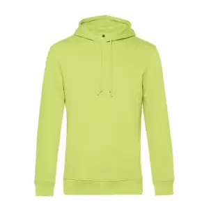 Image of B&C Mens Organic Hooded Sweater (3XL) (Lime)