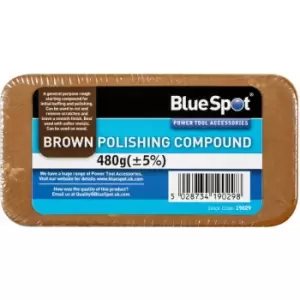 Image of Brown Polishing Buffing Compound Bars For Aluminium Alloy Brass Metal - Bluespot