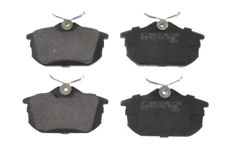 Image of SWAG 55 91 6207 Brake pad set Rear Axle, incl. wear warning contact, with anti-squeak plate Brake Pad Set,disc brake (402)