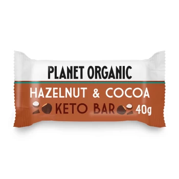 image of Planet Organic Hazelnut & Cocoa Keto Bar 40g