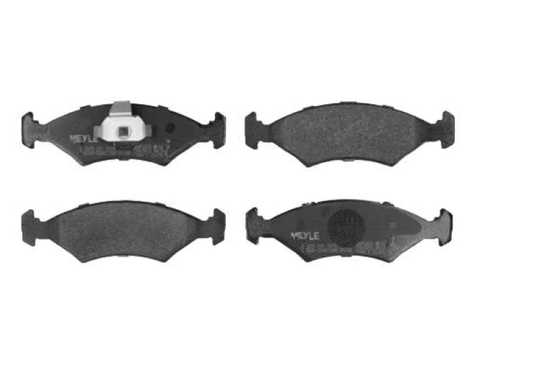 Image of MEYLE 025 231 0315 Brake pad set Front Axle, not prepared for wear warning indicator, Original Quality, with anti-squeak plate Brake Pad Set,disc bra