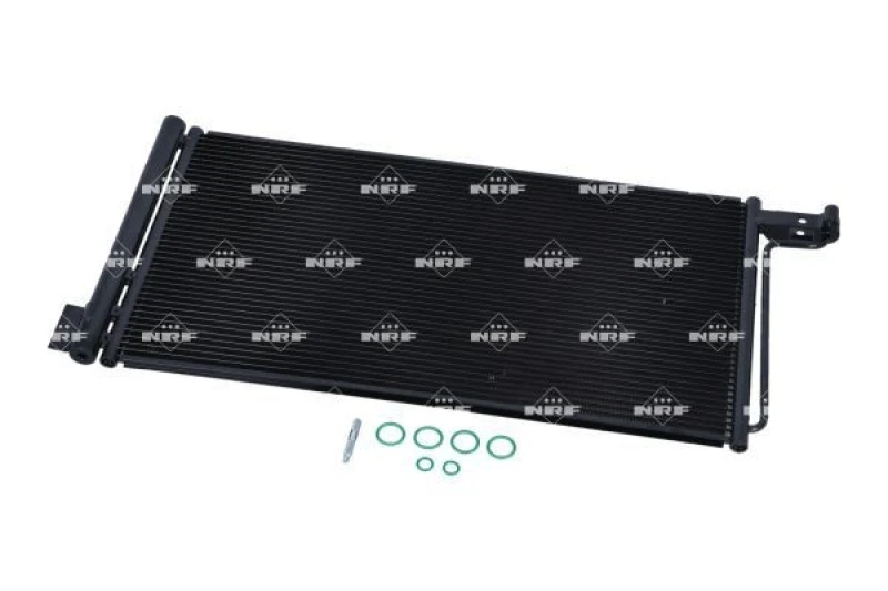Image of NRF 350051 Condenser EASY FIT, with seal ring, with nitrogen filling Aluminium Condenser,air conditioning (448)