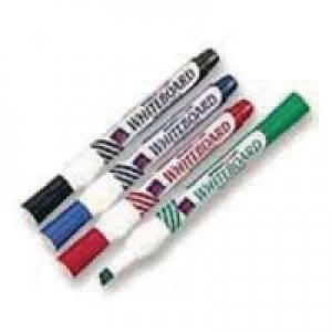 image of Nice Price Assorted Whiteboard Markers Chisel Tip Pack of 4 WX26038