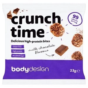 image of Body Design Crunchy Milk Chocolate Protein Bites 23g