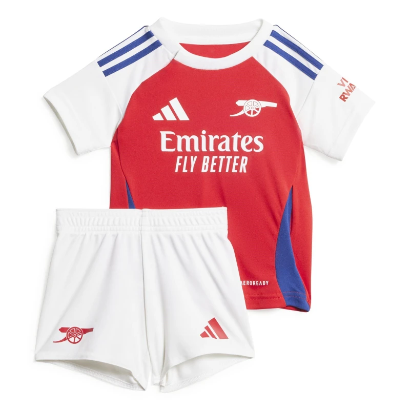 Image of adidas Arsenal Home Babykit 2024 2025 Domestic Replica Minikits 3-6 Months Red 36825908060