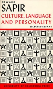 Image of Selected Writings of Edward Sapir in Language Culture and Personality by Edward Sapir Book