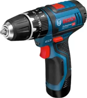 Image of Bosch GSB 10,8-2-LI Professional Keyless Black, Blue, Red