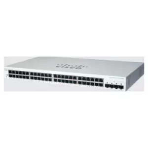 image of Cisco CBS220-48T-4G Managed L2 Gigabit Ethernet (10/100/1000) 1U White