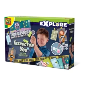 Image of SES CREATIVE Childrens Explore Inspector You Solve Five Crime Cases, Unisex, Eight Years and Above, Multi-colour...